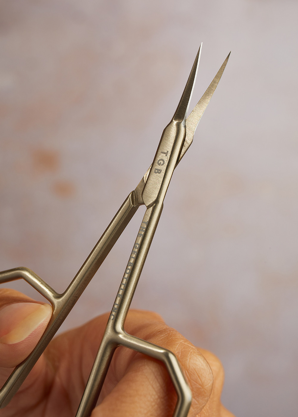 Professional Curved Nail Scissors and Cuticle Scissors TGB The